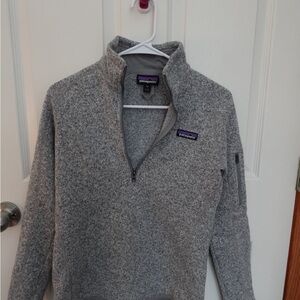 Patagonia Women’s Zip-Up Sweater in Heather Gray